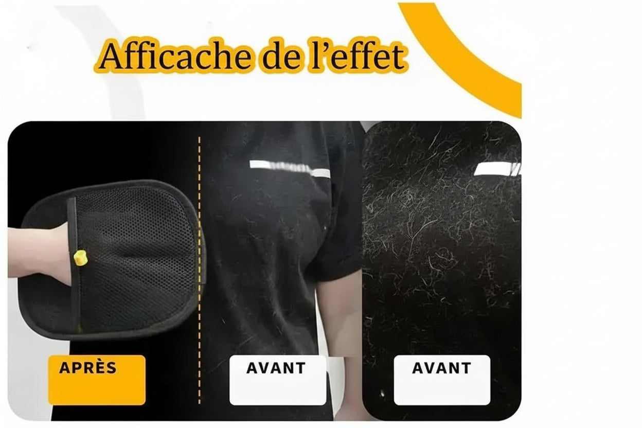 Pack Anti-Poils : Brosse & Gant Magique
