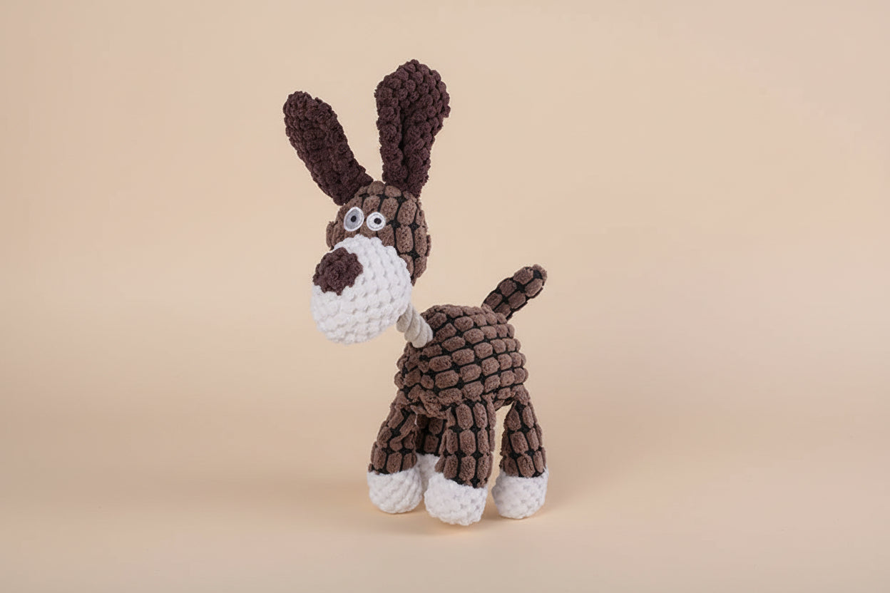 Jouet "Squeaky" en Velours Côtelé (3eme à -50%)