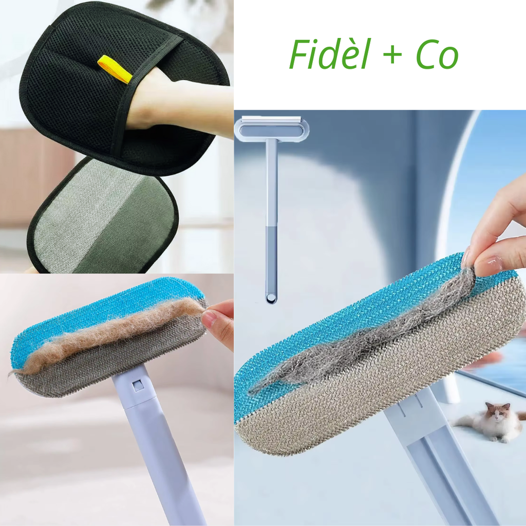 Pack Anti-Poils : Brosse & Gant Magique